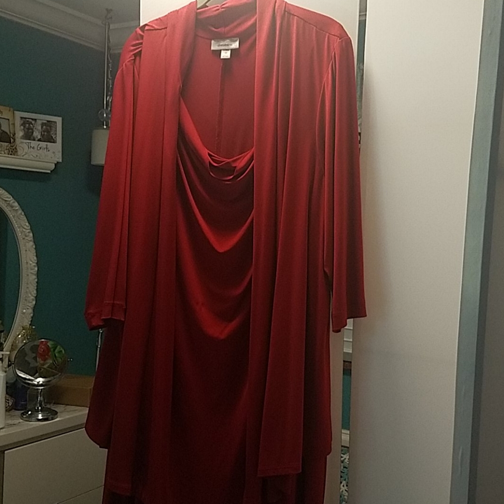 Play about 10 dress with over jacket